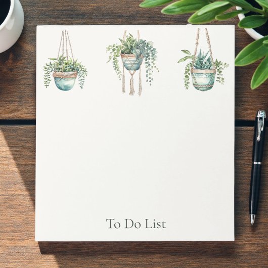 Botanische takenlijst notitieblok