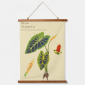 Botanische tapijten - Monstera Hangend Wandkleed (Voorkant)