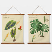 Botanische tapijten - Monstera Hangend Wandkleed (Dubbel)