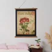  botanische tapijten - Pelargonium Hangend Wandkleed (Slaapkamer)