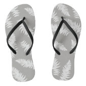 Botanische Teenslippers met Fern Leaf (Voetbed)
