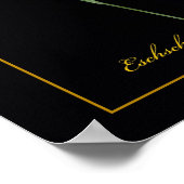 Botanische tekenafdrukken in Californië Poster (Hoek)