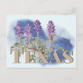 Botanische Texas Bluebonnet 2 Briefkaart (Voorkant)