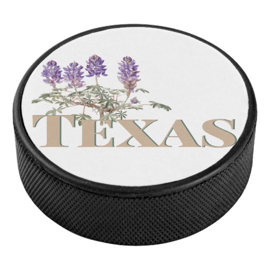Botanische Texas Bluebonnet 2 Hockey Puck (3/4)