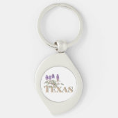 Botanische Texas Bluebonnet 2 Sleutelhanger (Voorkant)