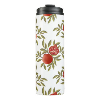 Botanische thermische tumbler thermosbeker
