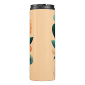 Botanische thermische tumbler thermosbeker (Achterkant)