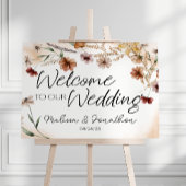  botanische tiny Floral Wedding Poster