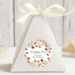 botanische tiny Floral Wedding Ronde Sticker<br><div class="desc">Kleine bloemen  collectie. Waterverf botanische,  zachtaardige en absoluut kleine waterverf bloemen. Overeenkomende objecten om je collectie te voltooien zijn beschikbaar in onze Zazzle winkel!</div>