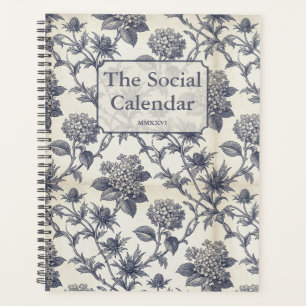 Botanische Toile Hydrangea & Zeeholly Maatwerk Planner