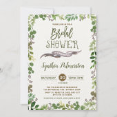 Botanische tonische uitvinding van Rustic Greenery Kaart (Voorkant)