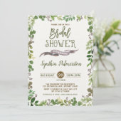 Botanische tonische uitvinding van Rustic Greenery Kaart (Staand voorkant)