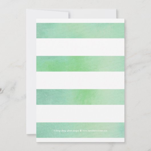 Botanische touchbridale douchetoewijzing kaart (Achterkant)