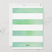 Botanische touchbridale Shower-uitnodiging Feestdagenkaart (Achterkant)