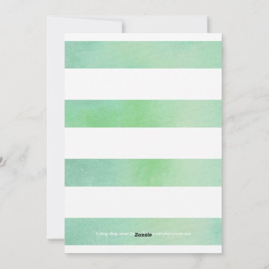 Botanische touchbridale Shower-uitnodiging Feestdagenkaart (Achterkant)