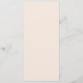 Botanische Tropische Bloem Goud Mauve Bruiloft Menu (Achterkant)