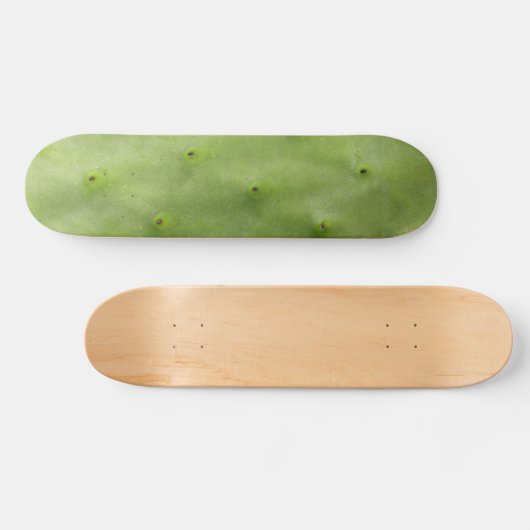 Botanische tropische groene cactus foto persoonlijk skateboard (Horizontaal)