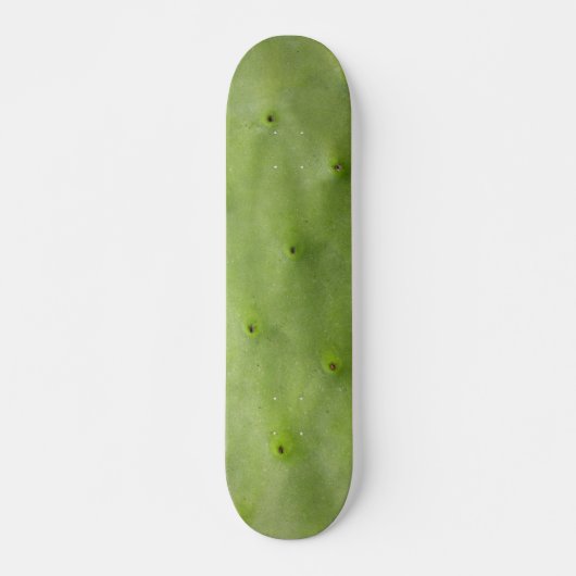 Botanische tropische groene cactus foto persoonlijk skateboard (Voorkant)