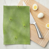 Botanische tropische groene cactus foto theedoek (Quarter Fold)