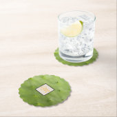 Botanische tropische groene Cactus fotomonogram Kartonnen Onderzetters (Insitu)