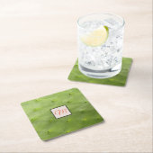 Botanische tropische groene Cactus fotomonogram Kartonnen Onderzetters (Insitu)