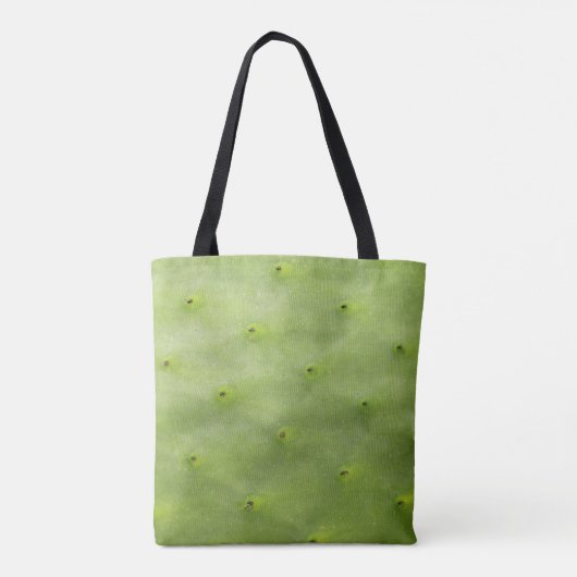 Botanische tropische groene Cactus fotomonogram Tote Bag (Achterkant)