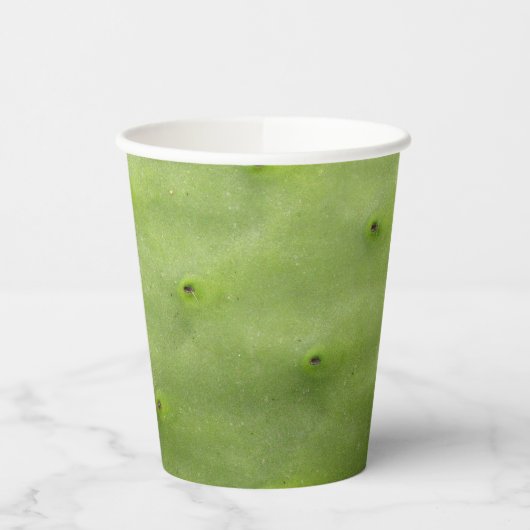 Botanische Tropische Groene Cactus Fotopapier Cup Papieren Bekers (Links)