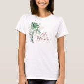Botanische Tropische Mele Kalikimaka T-shirt (Voorkant)