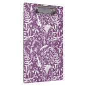 Botanische tropische Paarse Klembord (Rechts)