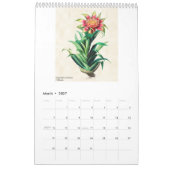  botanische tropische Planten 2026 Kalender (Mar 2027)