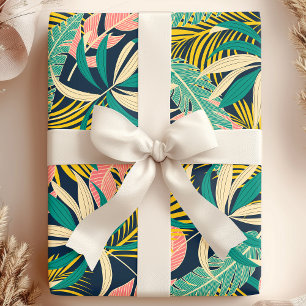 Botanische Tropische Zomer Palmbladeren Cadeaupapier