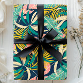 Botanische tropische zomerpalmen cadeaupapier