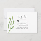 Botanische Trouwdag RSVP Kaartje (Voorkant)