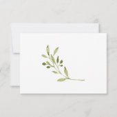 Botanische trouwkaart Save The Date-uitnodigingen  Kaart (Achterkant)