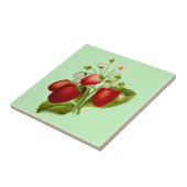 Botanische Tuin Aardbei Tegeltje (Zijkant)