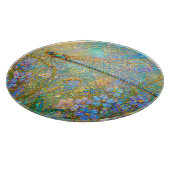 Botanische Tuin Acryl Landschapsschildering Snijplank (Hoek)
