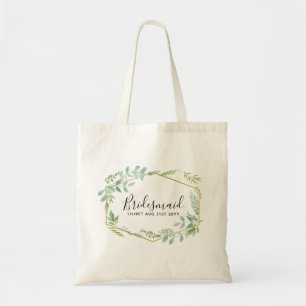 Botanische Tuin Bladeren Groene Huwelijksdecoratie Tote Bag