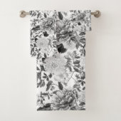  Botanische Tuin Bloemen Patroon Badtoren Bad Handdoek (Insitu)