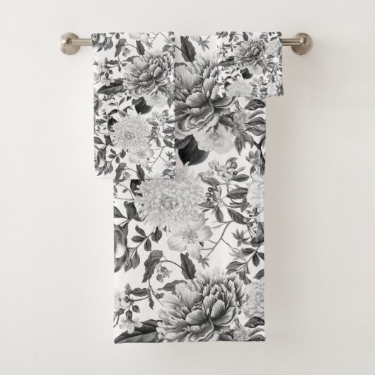  Botanische Tuin Bloemen Patroon Badtoren Bad Handdoek (Insitu)