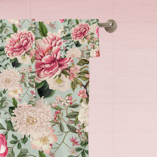  Botanische Tuin Bloemen Patroon Badtoren Bad Handdoek