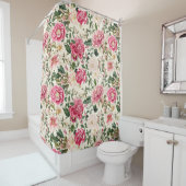 Botanische Tuin Bloemen Patroon Douche Cu Douchegordijn (In situ)