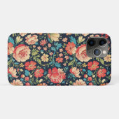  botanische tuin bloemenpatroon-blauw Case-Mate iPhone case (Achterkant (horizontaal))