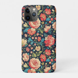  botanische tuin bloemenpatroon-blauw Case-Mate iPhone case