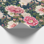  botanische tuin bloemenpatroon cadeaupapier (Hoek)