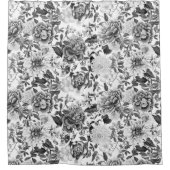  botanische tuin bloemenpatroon douchegordijn (Voorkant)