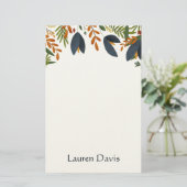 Botanische tuin briefpapier (Staand voorkant)