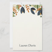 Botanische tuin briefpapier (Voorkant)