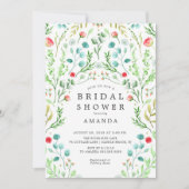 Botanische Tuin Bruids Douche Uitnodiging (Voorkant)