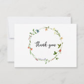 Botanische tuin dank u kaarten (Achterkant)