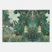 Botanische Tuin Decoupage Zwaar Gewicht 3-Set Inpakpapier Vel (Voorkant 2)